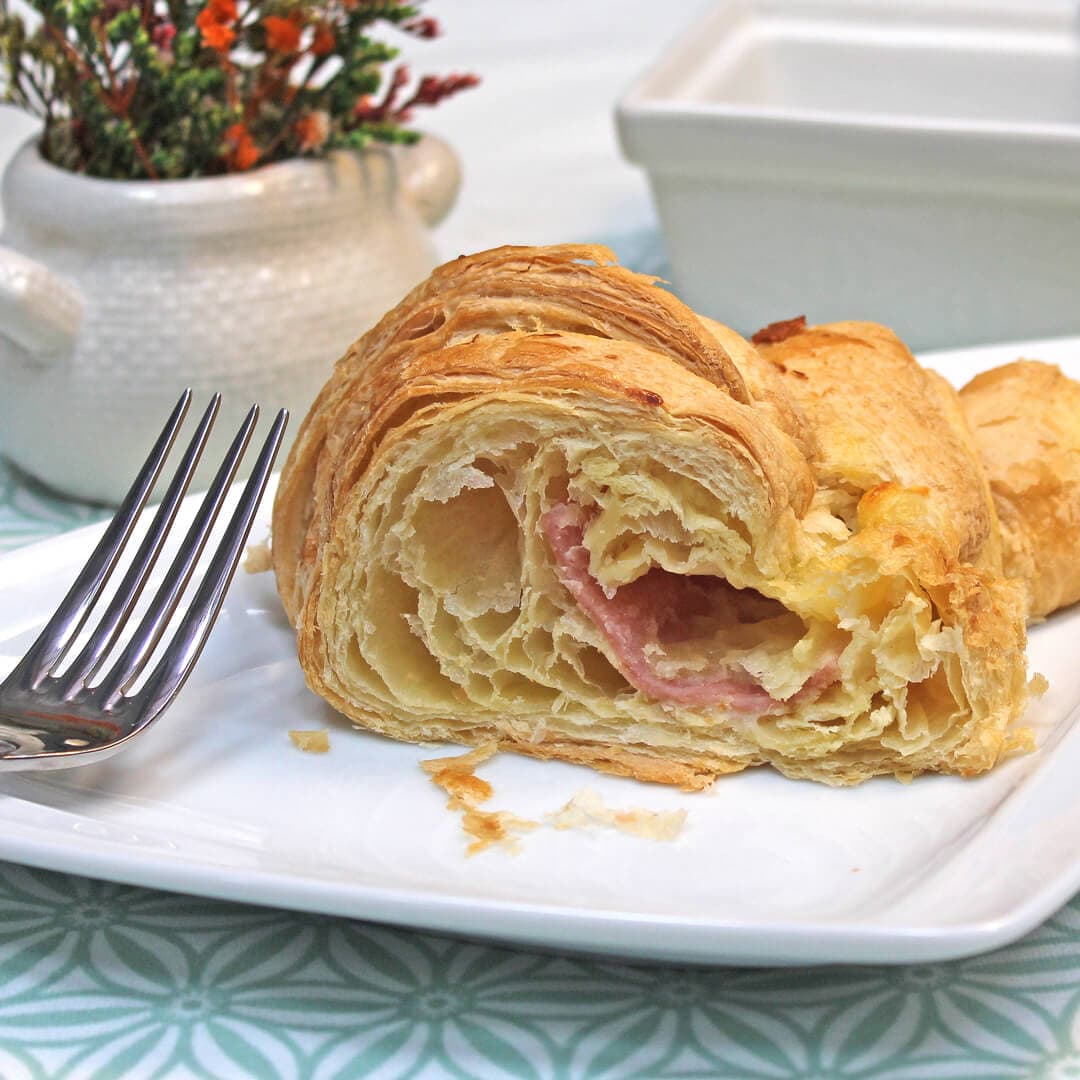 Croissant de Jamón y Queso