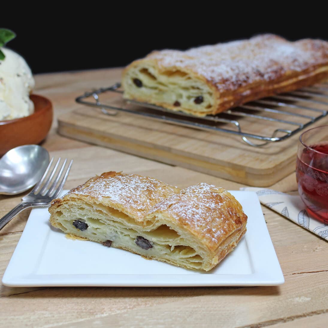 strudel de manzana, strudel de manzana bogota