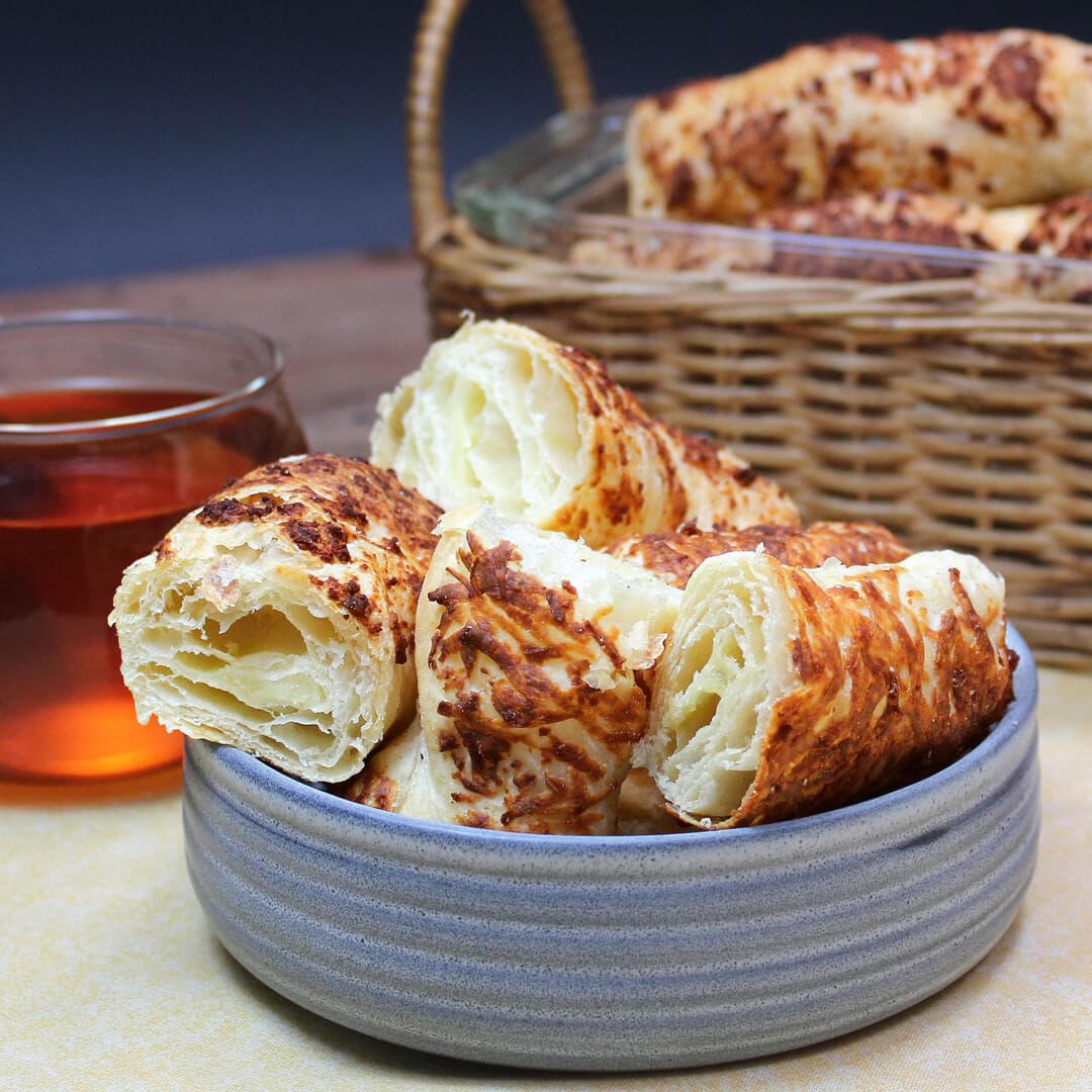 Palito de Queso Trenza