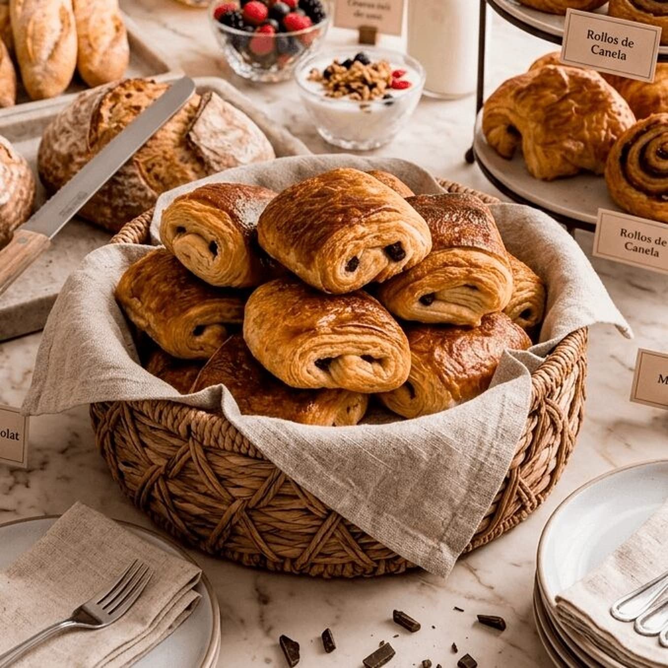 Pan de chocolate