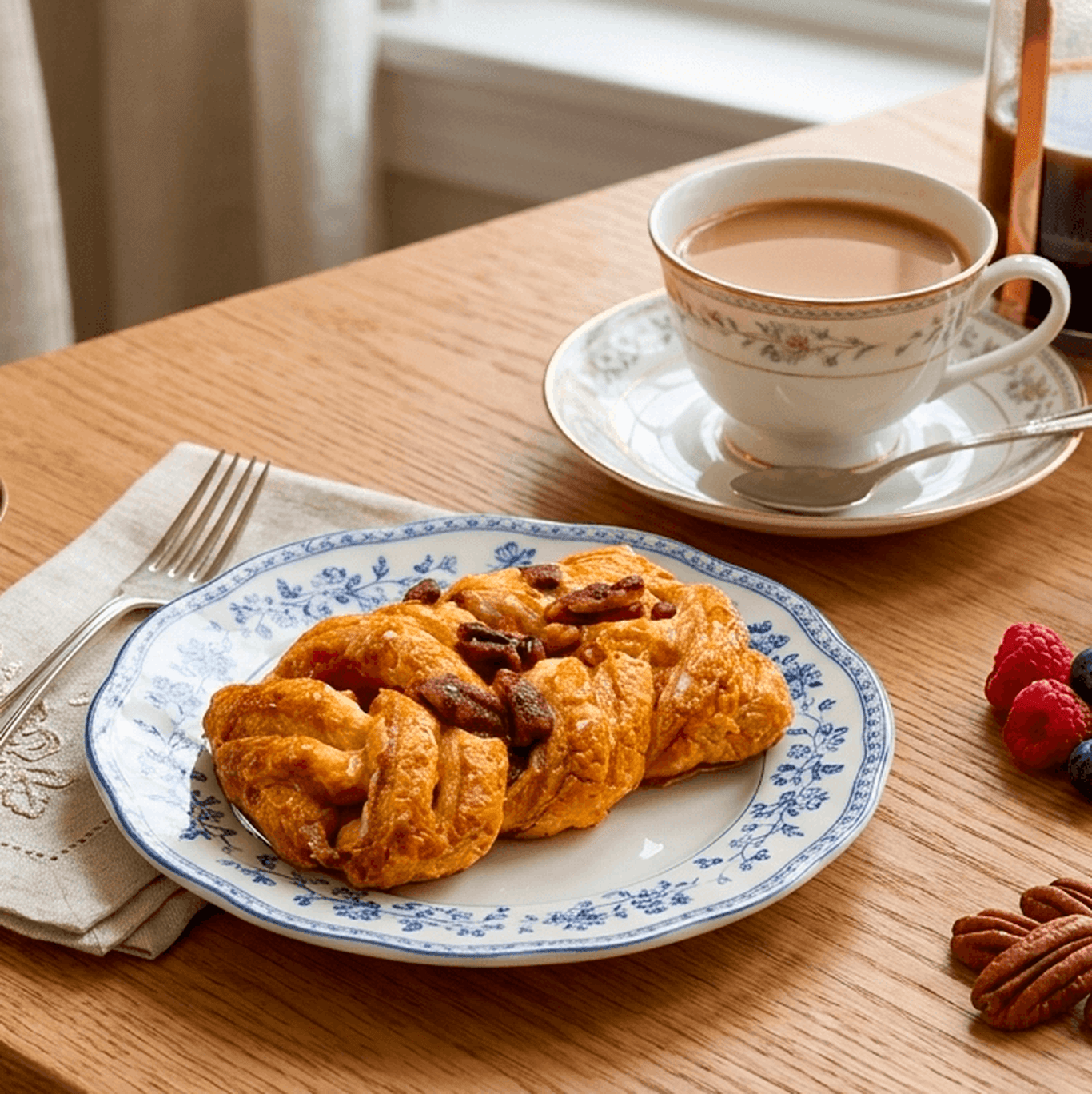 Trenza de miel maple y pecanas